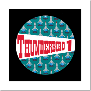 Thunderbird 1 Thunderbirds TV Original Series Scott Tracy Posters and Art